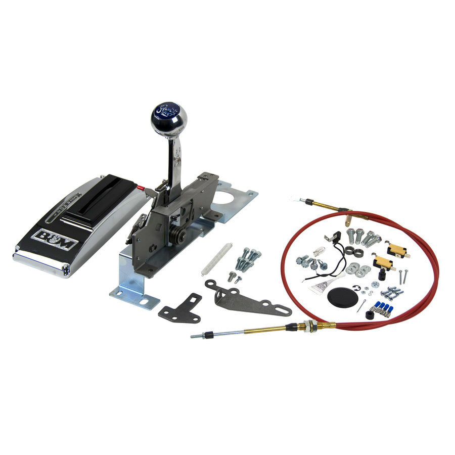 B&M 81125 Console QuickSilver Automatic Shifter; Floor; Ratchet 3-Speed; B&M 81125