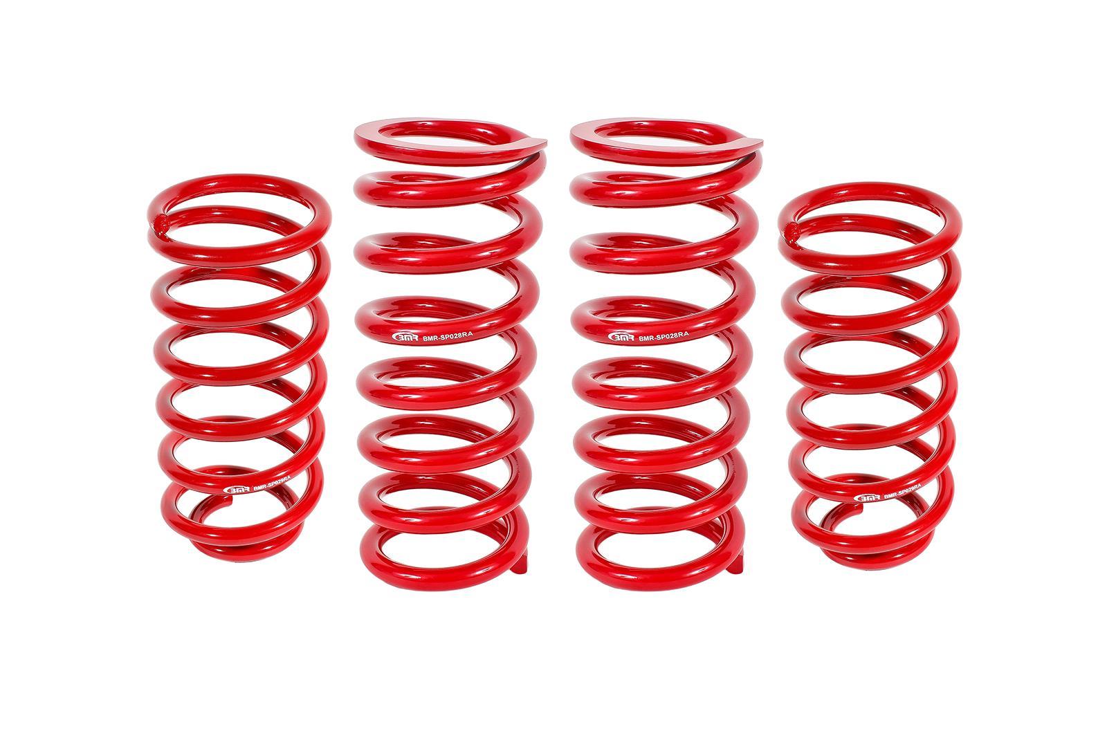 BMR Suspension SP027R 79-04 Mustang Lowering Spring Kit 1in Drop BMR Suspension SP027R