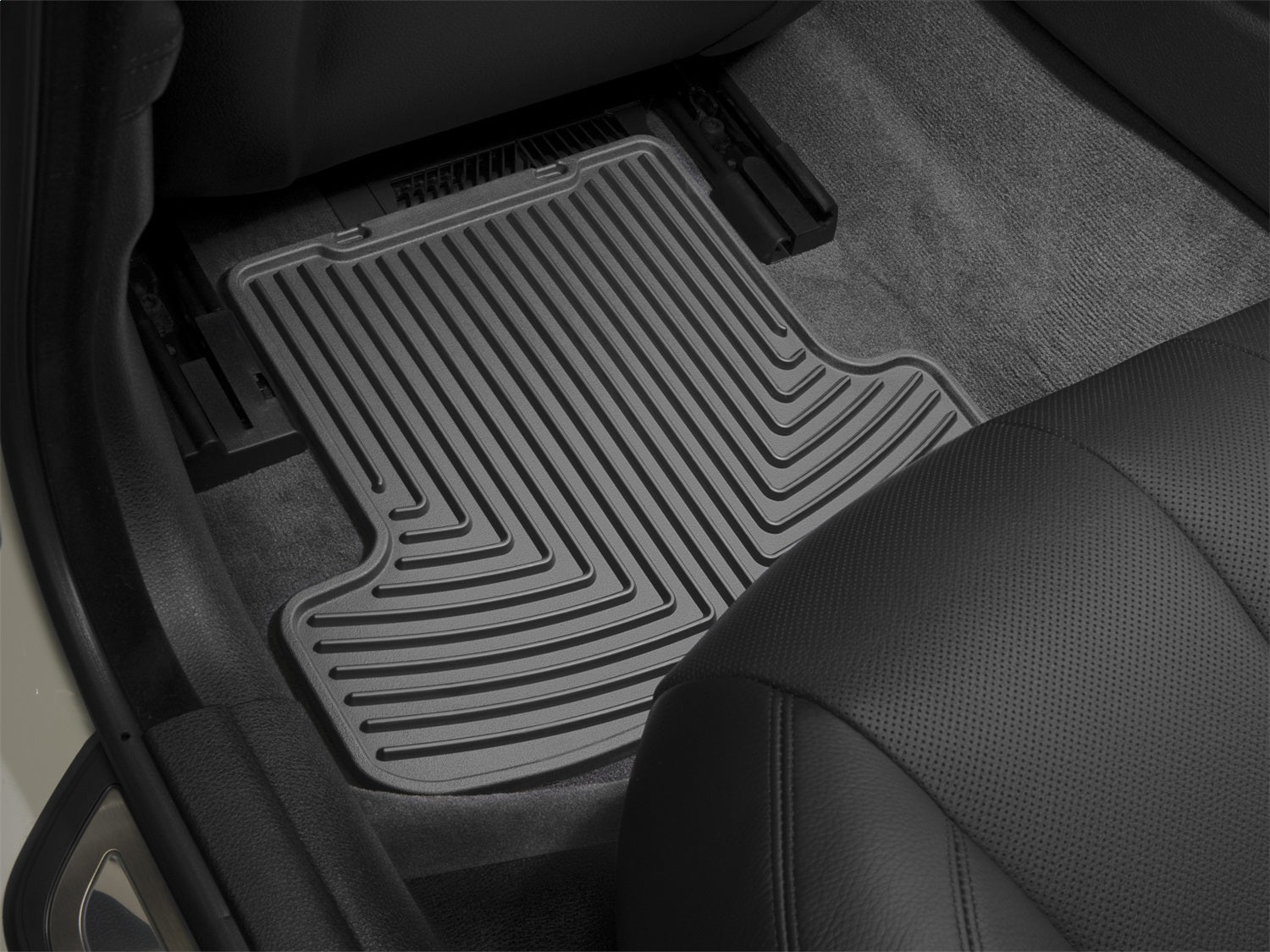 Weathertech W431 All Weather Floor Mats; Black; Rear; Weathertech W431