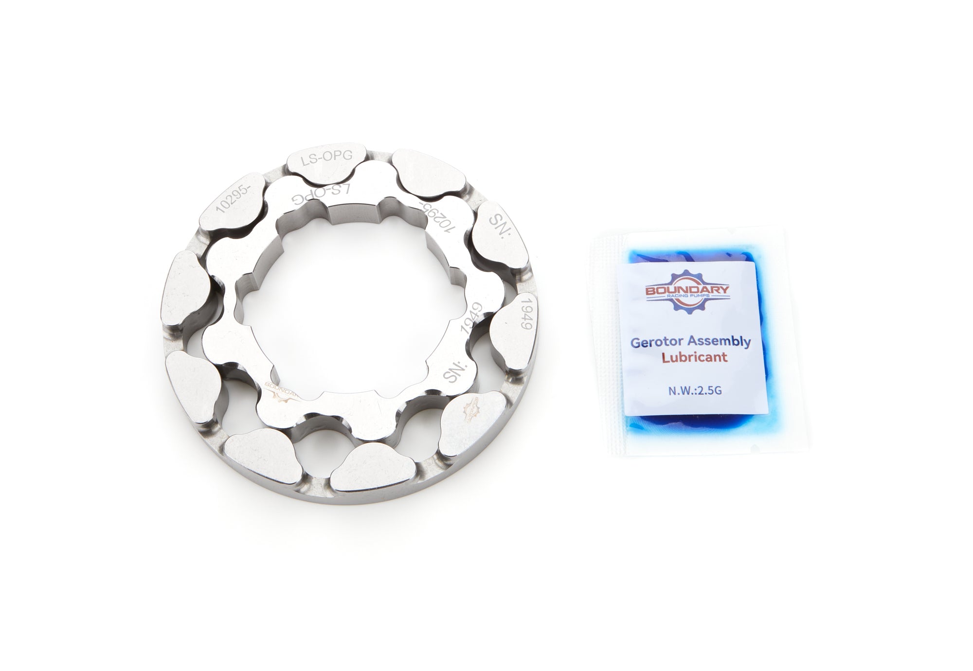 Boundary Pumps LS-10295-OPG Billet Oil Pump Gear Set GM LS Standard Flow Boundary Pumps LS-10295-OPG