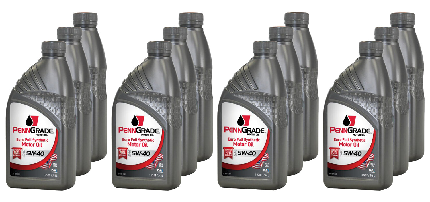 PennGrade 61316 PennGrade Euro 5w40 Case 12 x 1 Quart PennGrade 61316