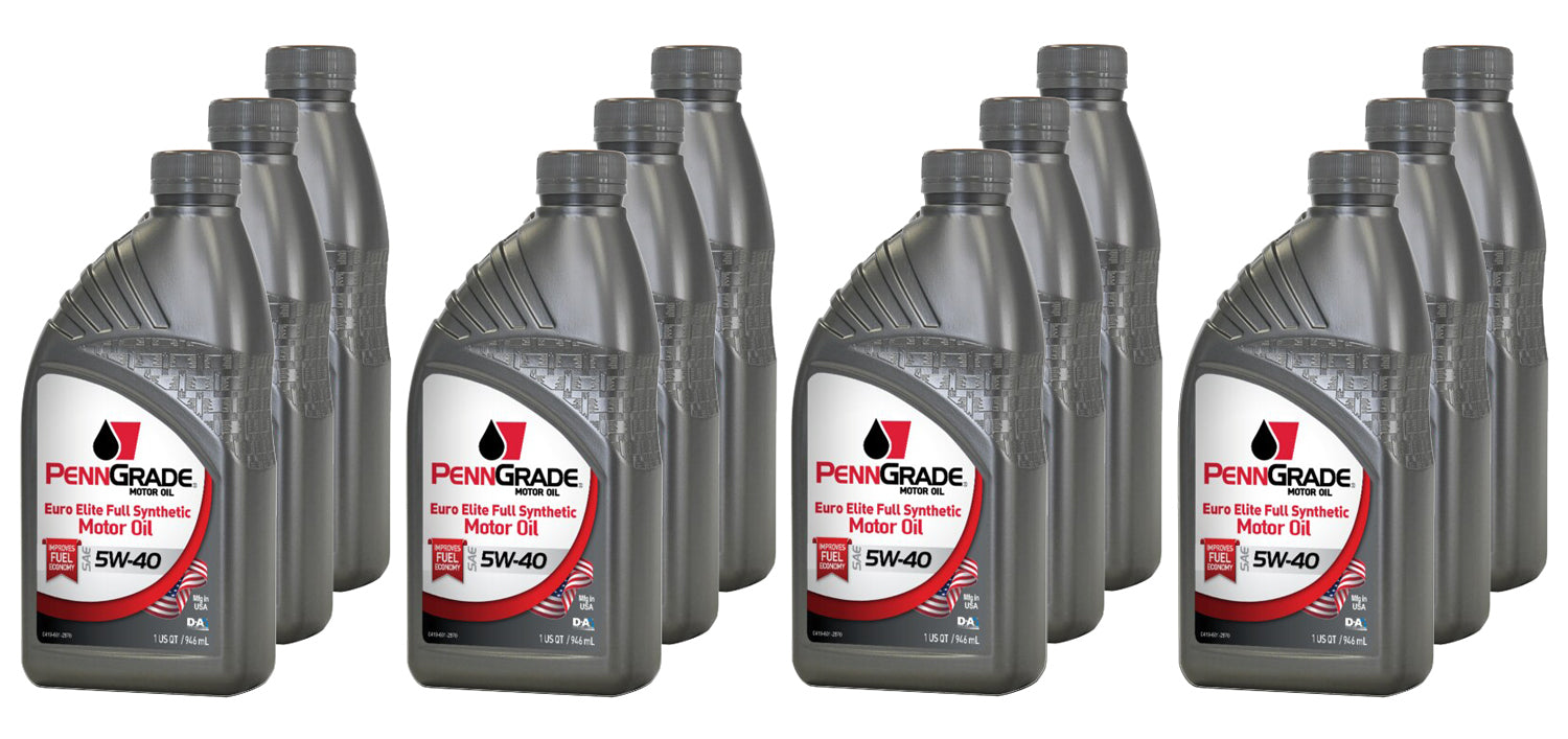 PennGrade 61366 PennGrade Euro Elite 5w40 Case 12 x 1 Quart PennGrade 61366