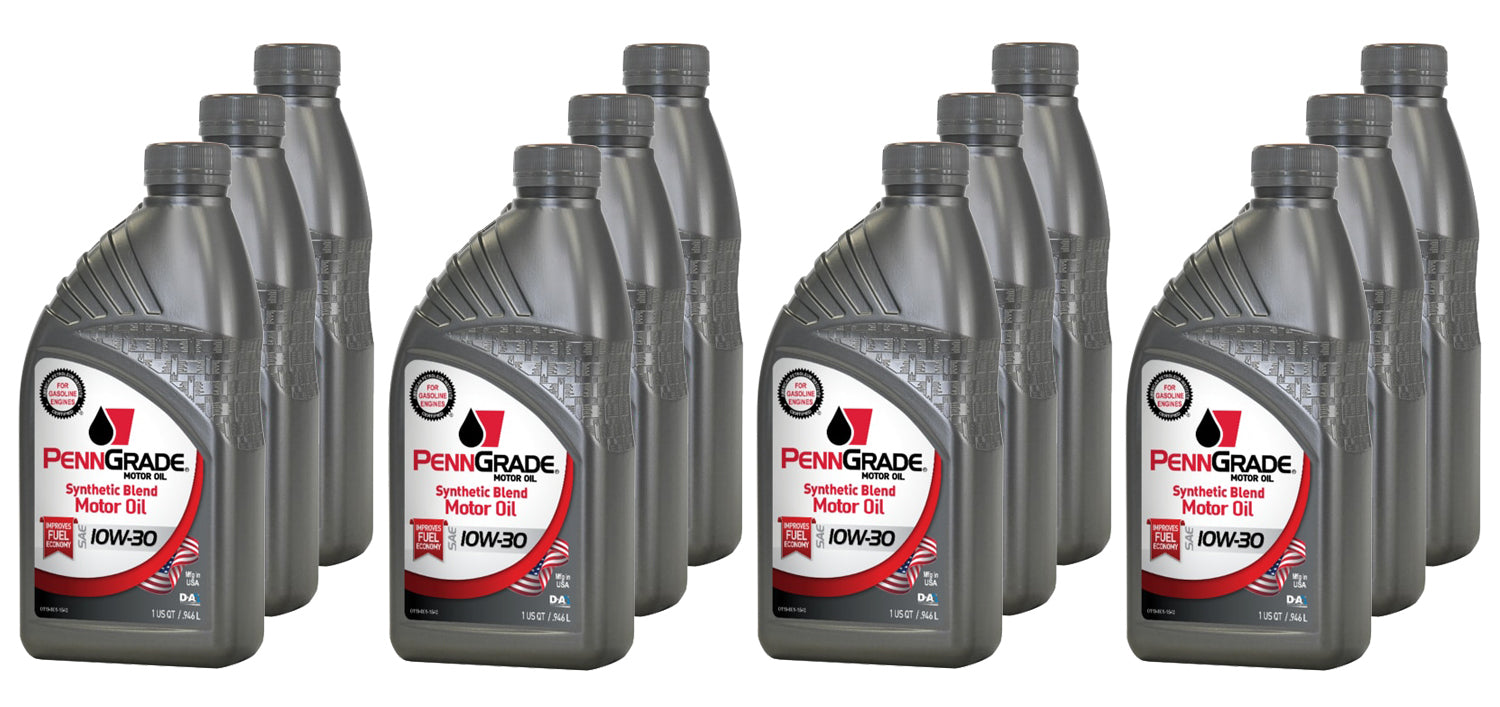 PennGrade 62736 PennGrade Syn Blend 10w 30 Case 12 x 1 Quart PennGrade 62736