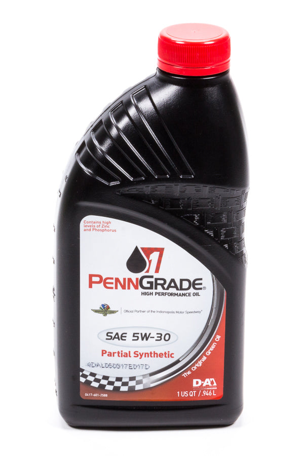 PennGrade BPO71096 5w30 Racing Oil 1 Qt Partial Synthetic PennGrade BPO71096
