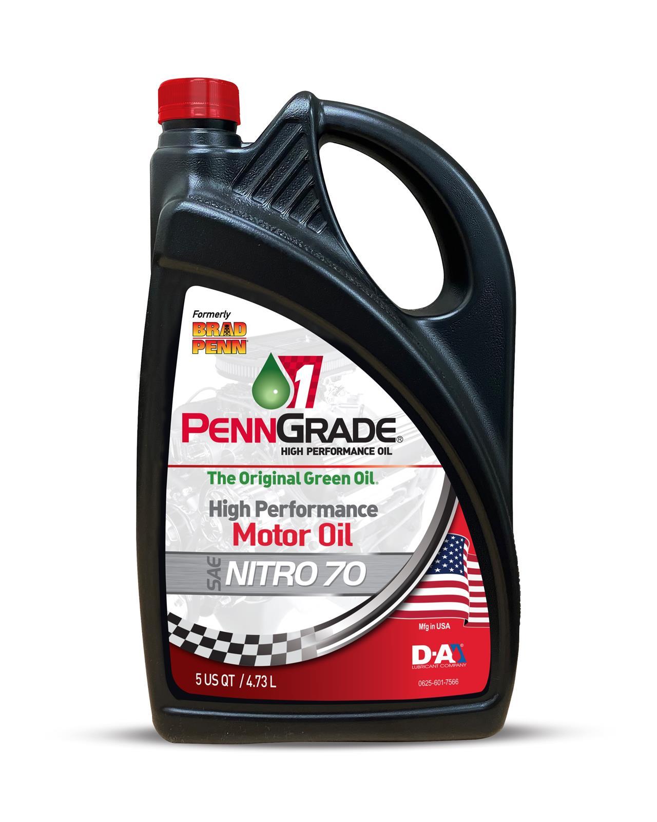 PennGrade BPO71170 Nitro 70 Racing Oil 5 Quart Bottle PennGrade BPO71170