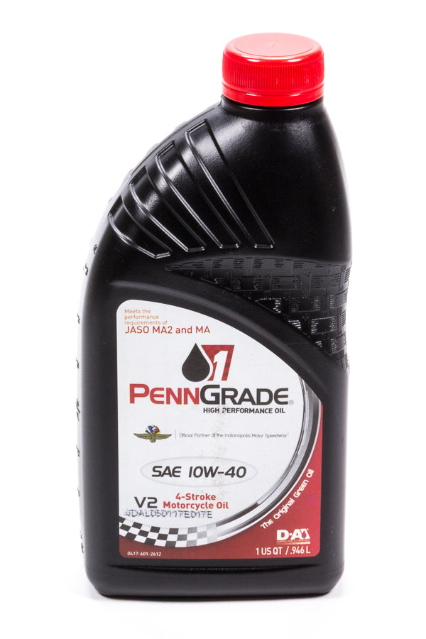 PennGrade BPO71566 10w40 Motorcycle Oil 1 Qt PennGrade BPO71566