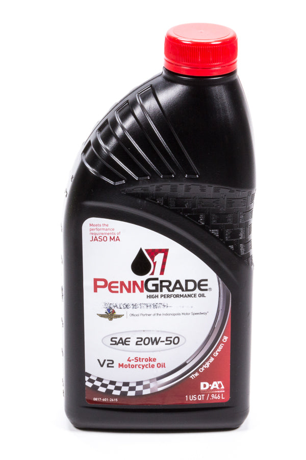 PennGrade BPO71576 20w50 Motorcycle Oil 1 Qt PennGrade BPO71576
