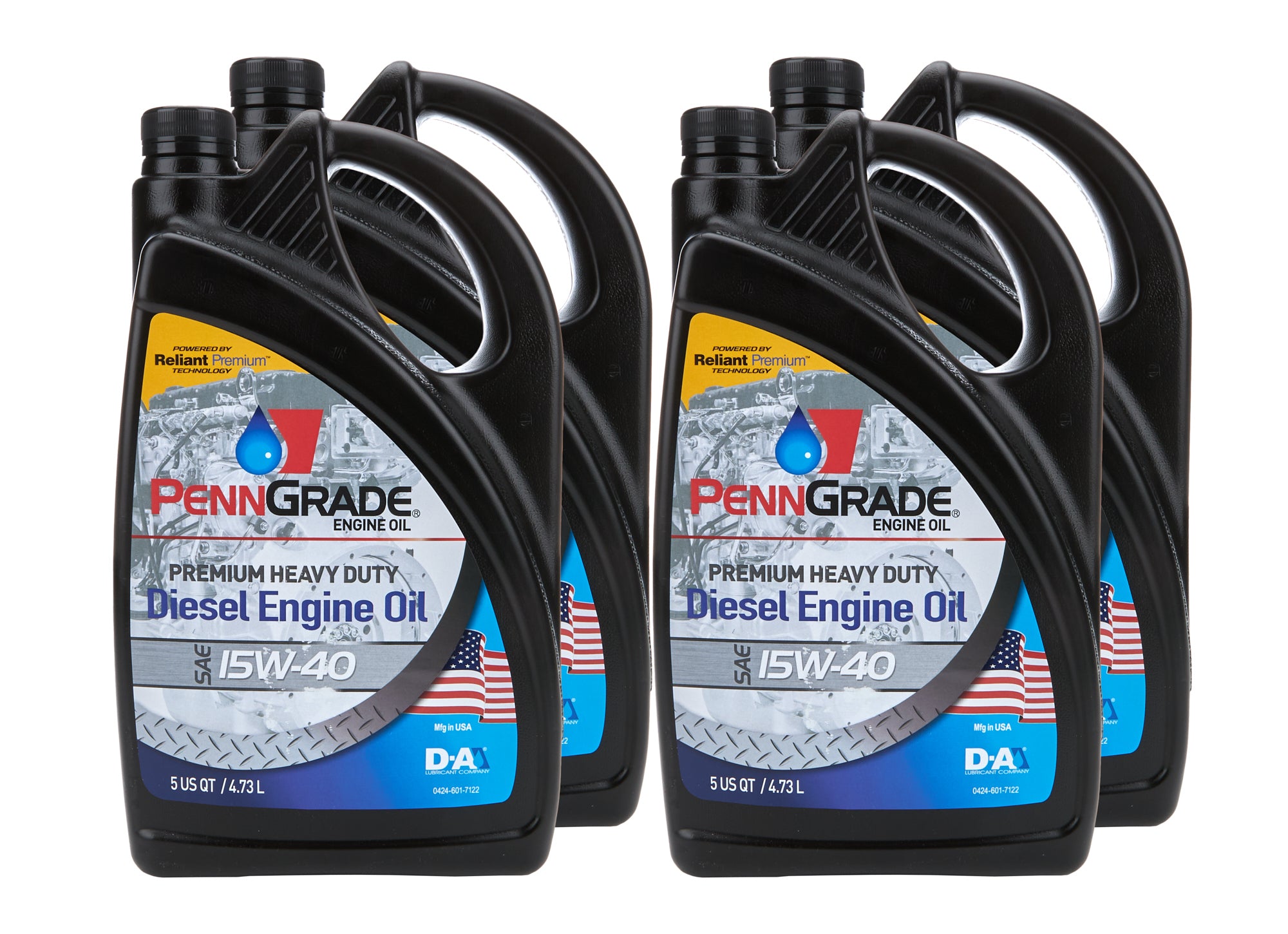 PennGrade 72100-4 15w40 Diesel Engine Oil Case 4 x 5 Quart PennGrade 72100-4