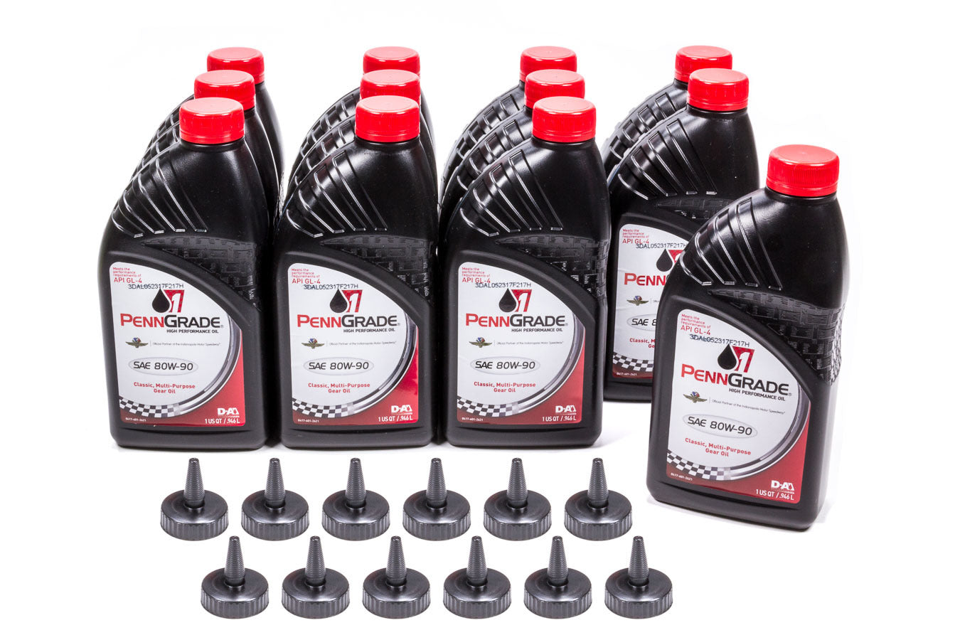 PennGrade 77296 80w90 Hypoid Gear Oil Case 12 x 1 Qt. GL-4 PennGrade 77296