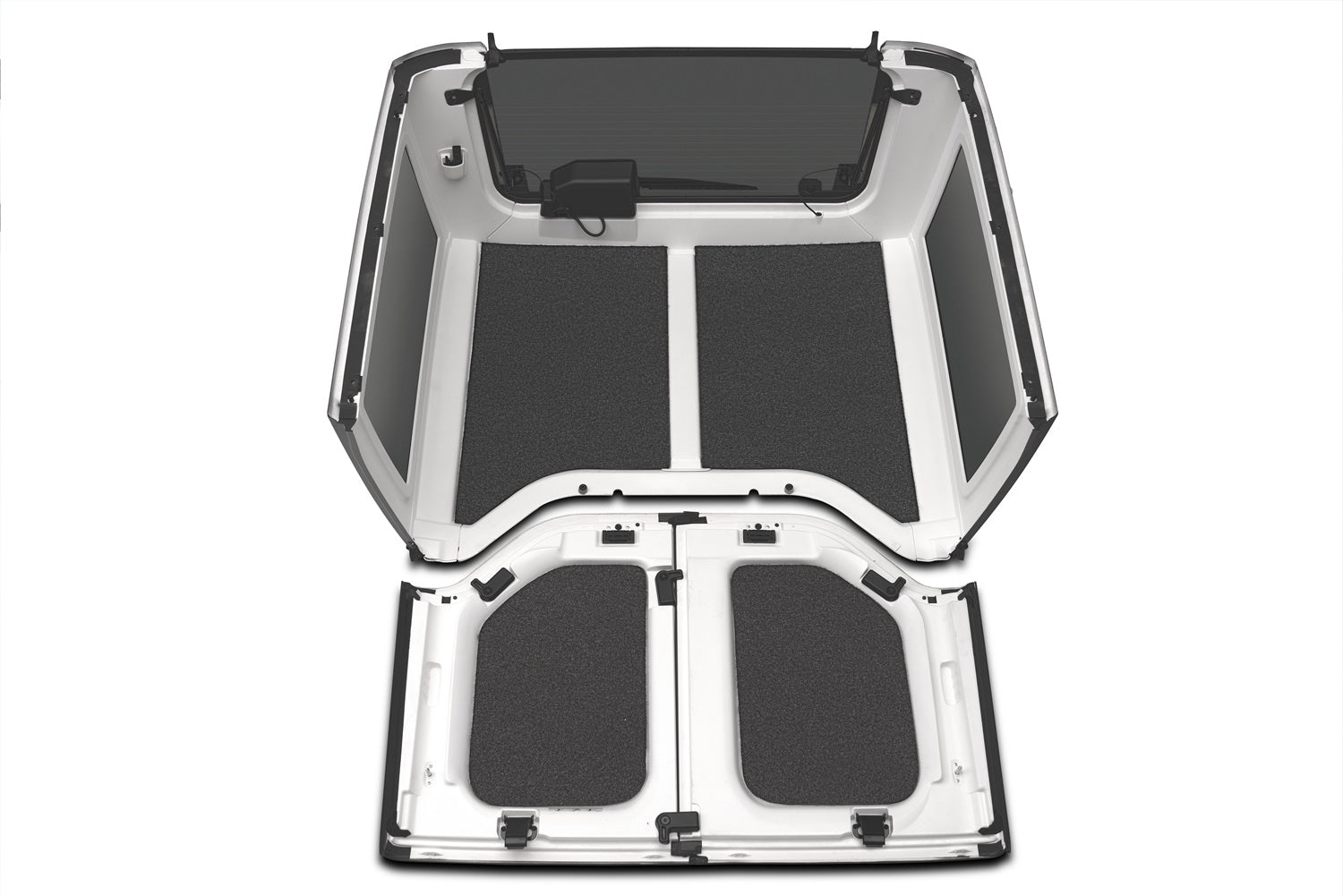 BedRug HLJK112DRK BedRug Headliner Kit; 4 pc. Kit; Intended For Hard Top; BedRug HLJK112DRK