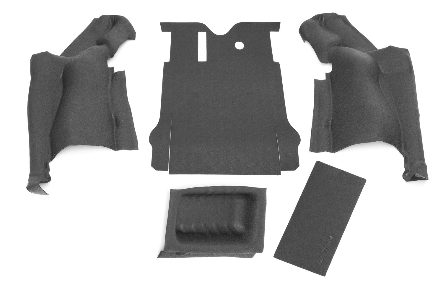 BedRug BTJK07R2 JEEP BEDTRED 07-10 JEEP JK 2DR REAR 5PC CARGO KIT (INC TLGTE/TUB LINER) BedRug BTJK07R2