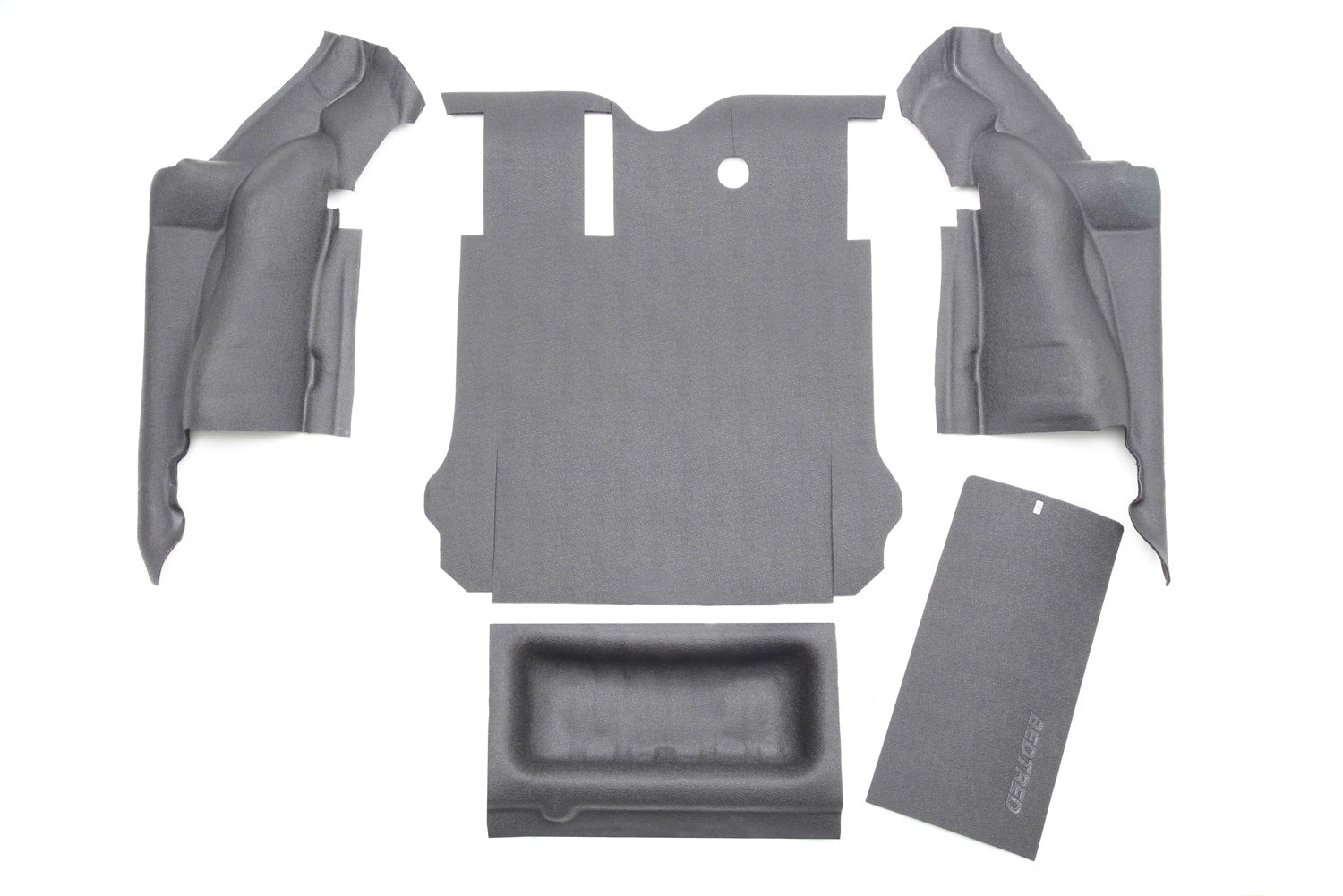 BedRug BTJK11R4 JEEP BEDTRED 11-18 JK UNLTD 4DR REAR 5PC CARGO KIT (INC TLGTE/TUB LINER) BedRug BTJK11R4