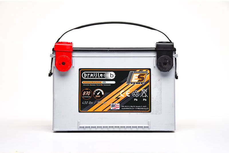 Braille Battery B78 78 Endurance AGM Battery 870 CCA Braille Battery B78
