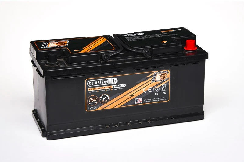 Braille Battery B95R-H9-L6 95R-H7-L4 Endurance AGM Battery 1100 CCA Braille Battery B95R-H9-L6