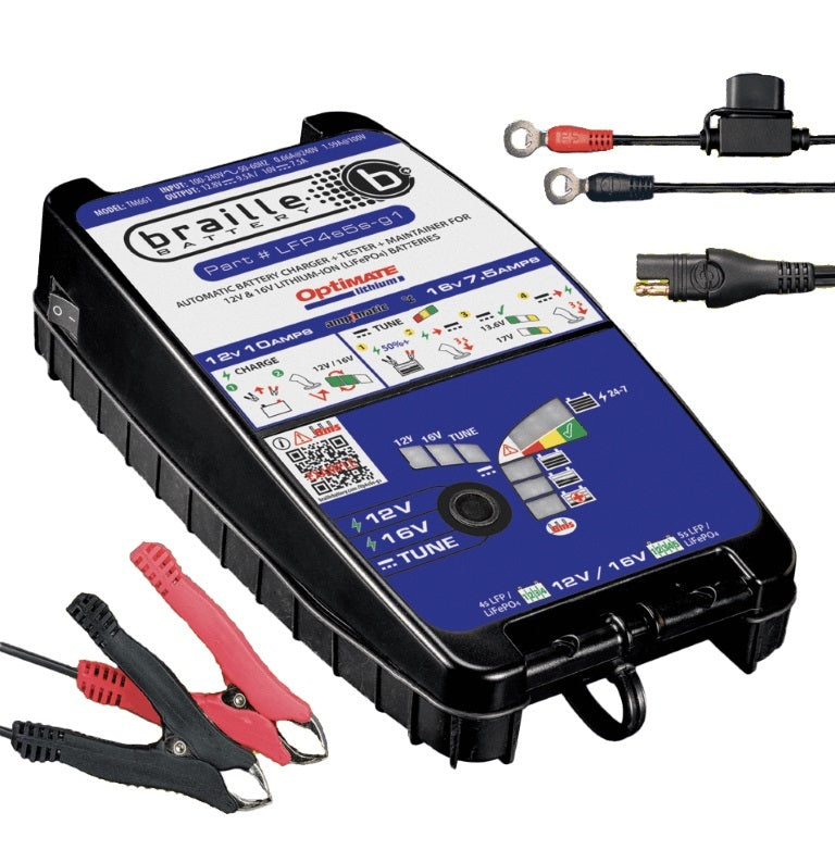 Braille Battery TM661 16-Volt Lithium Battery Charger Braille Battery TM661