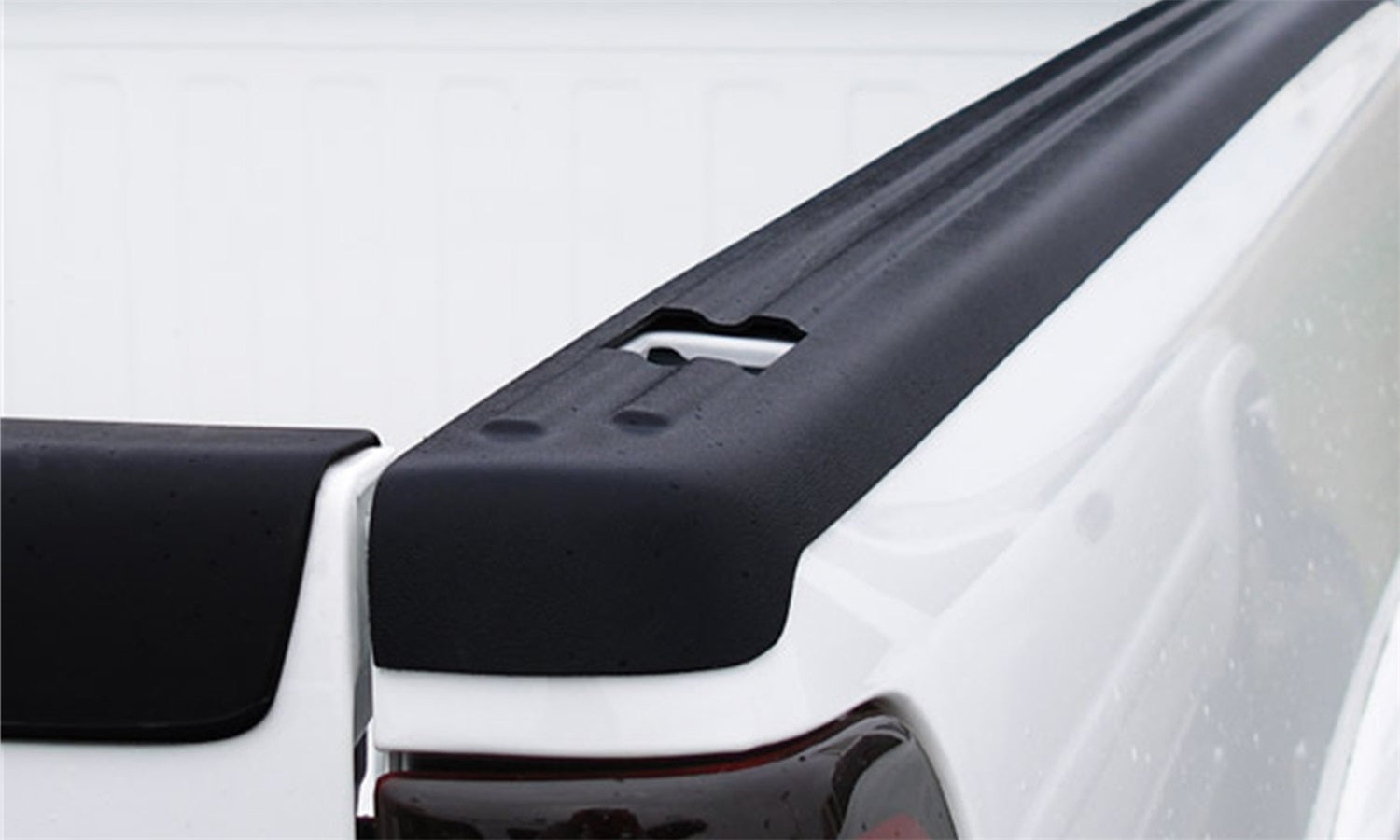 Stampede BRC0029H Rail Topz™ Ribbed Bed Rail Cap; Black; w/Stake Holes; Pair; Stampede BRC0029H
