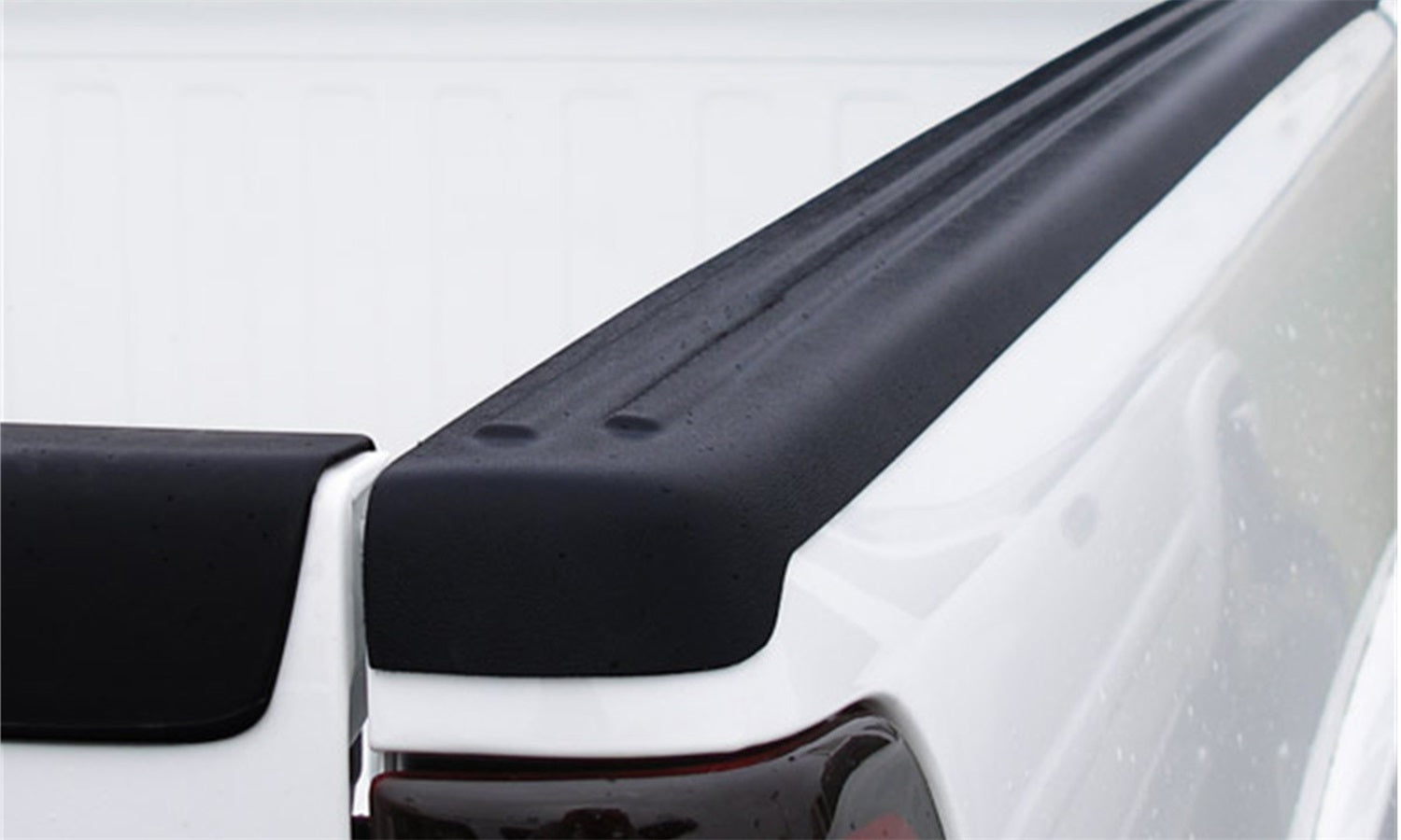 Stampede BRC0025 Rail Topz™ Ribbed Bed Rail Cap; Black; w/o Stake Holes; Pair; Stampede BRC0025