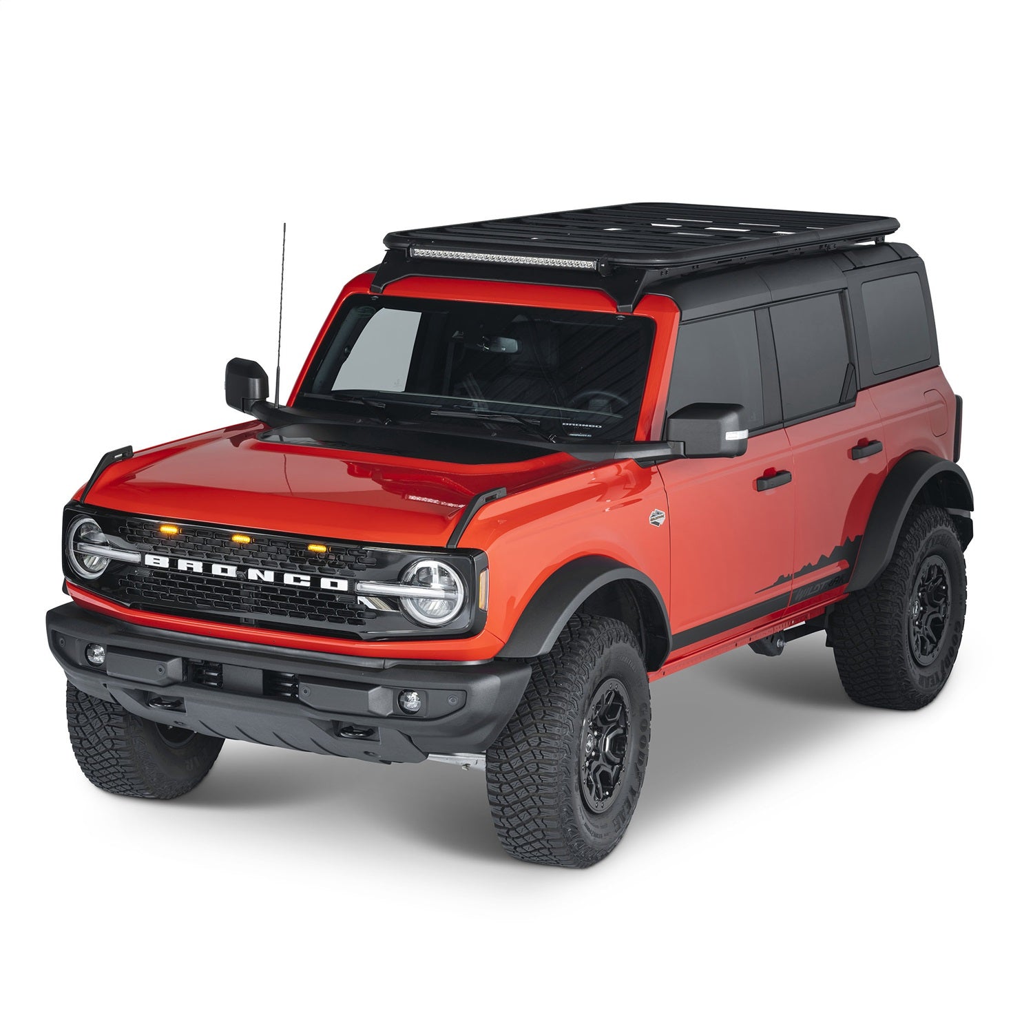 Defender Platform Rack Kit Smittybilt BRONCO4DRRCK1
