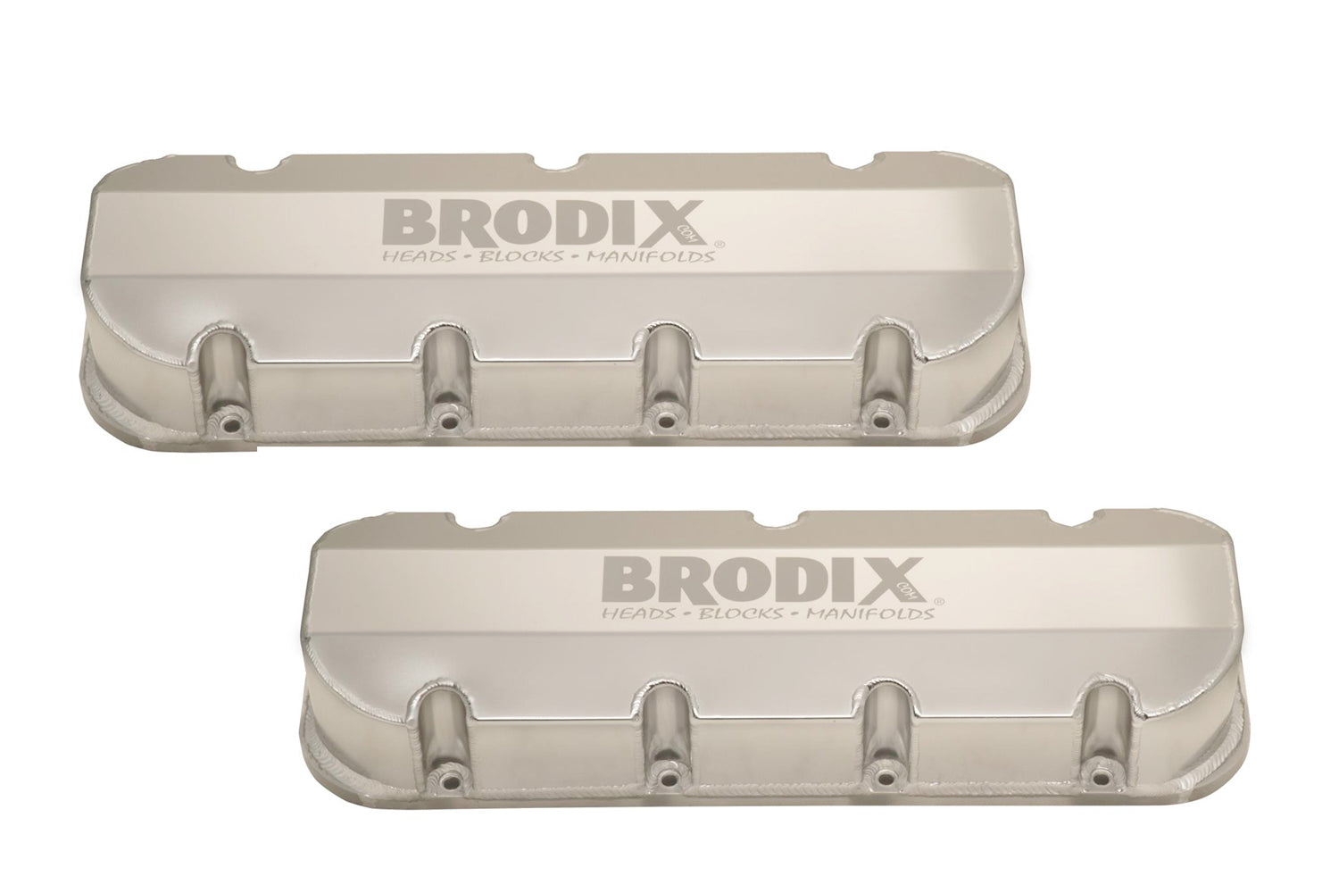 Brodix VC 201 BBC Fabicated Alm Valve Cover Set Brodix VC 201
