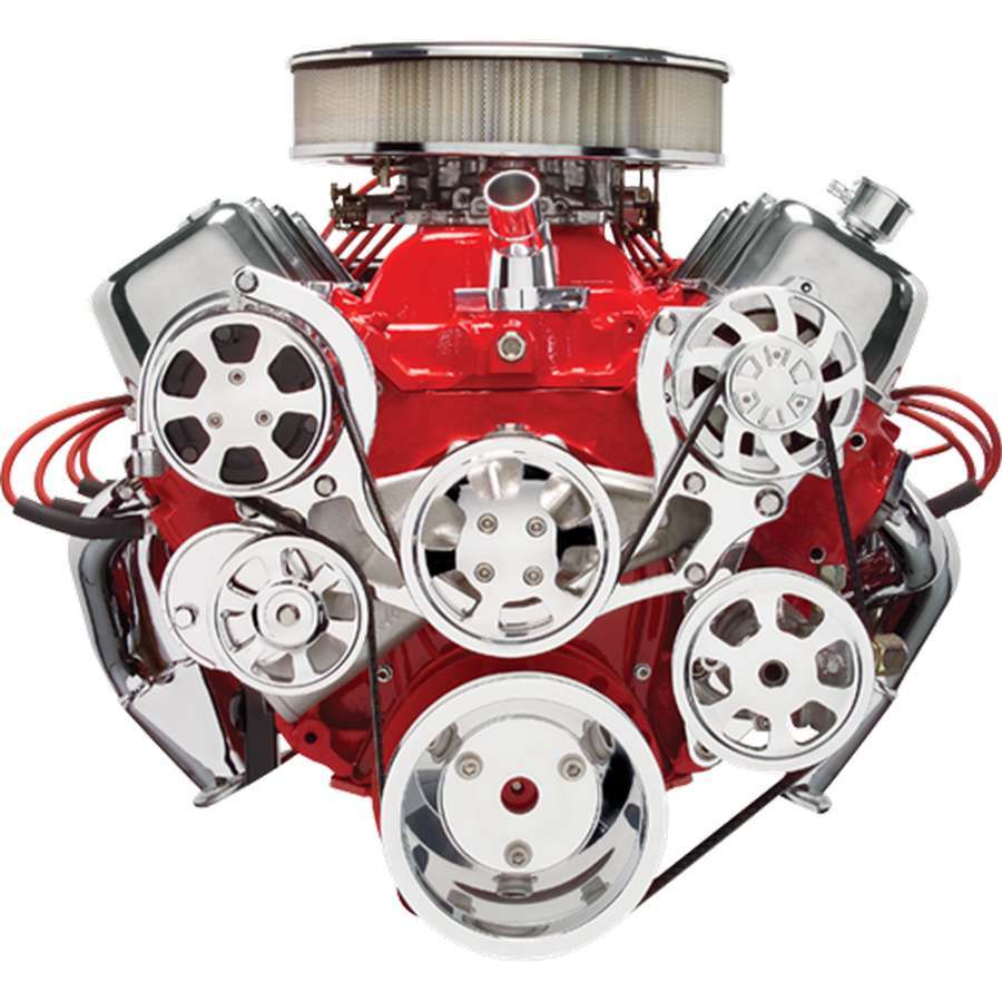 Billet Specialties 14220 BBC Tru Track Pulley System Billet Specialties 14220