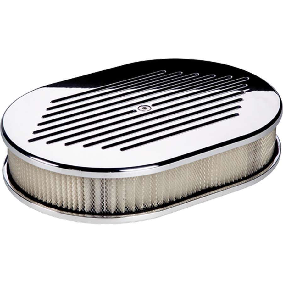 Billet Specialties 15320 Small Oval Air Cleaner Ball Milled Billet Specialties 15320