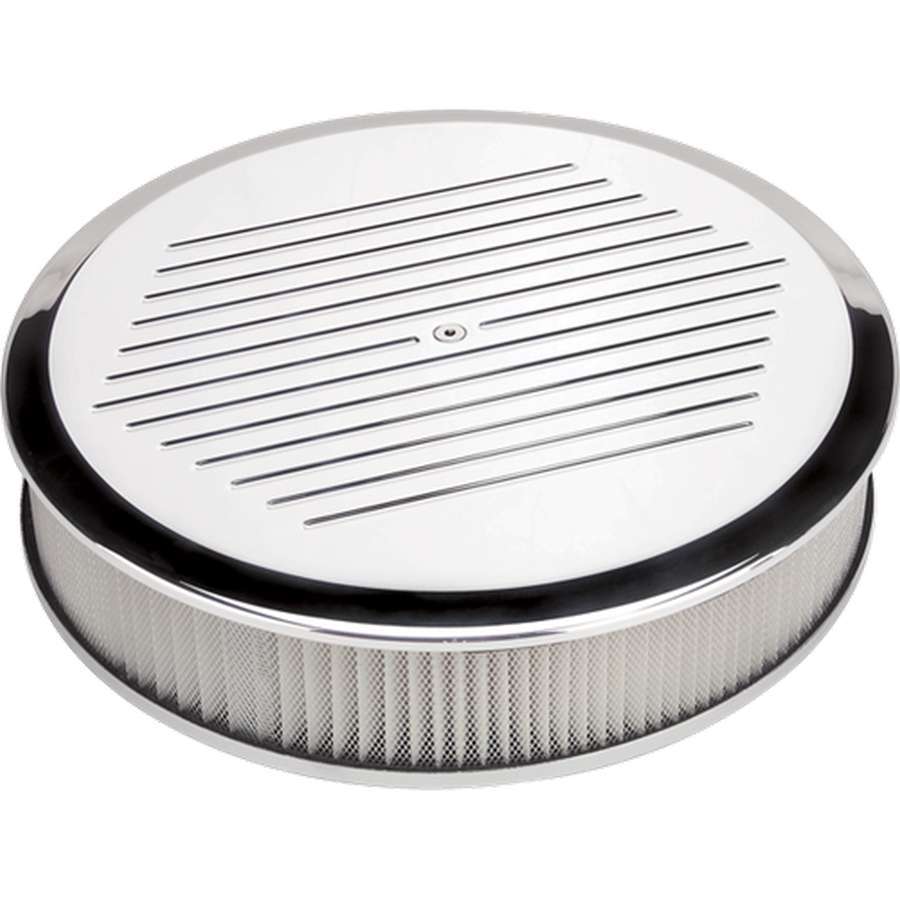Billet Specialties 15820 Air Cleaner 14in Round Ball Milled Polished Billet Specialties 15820