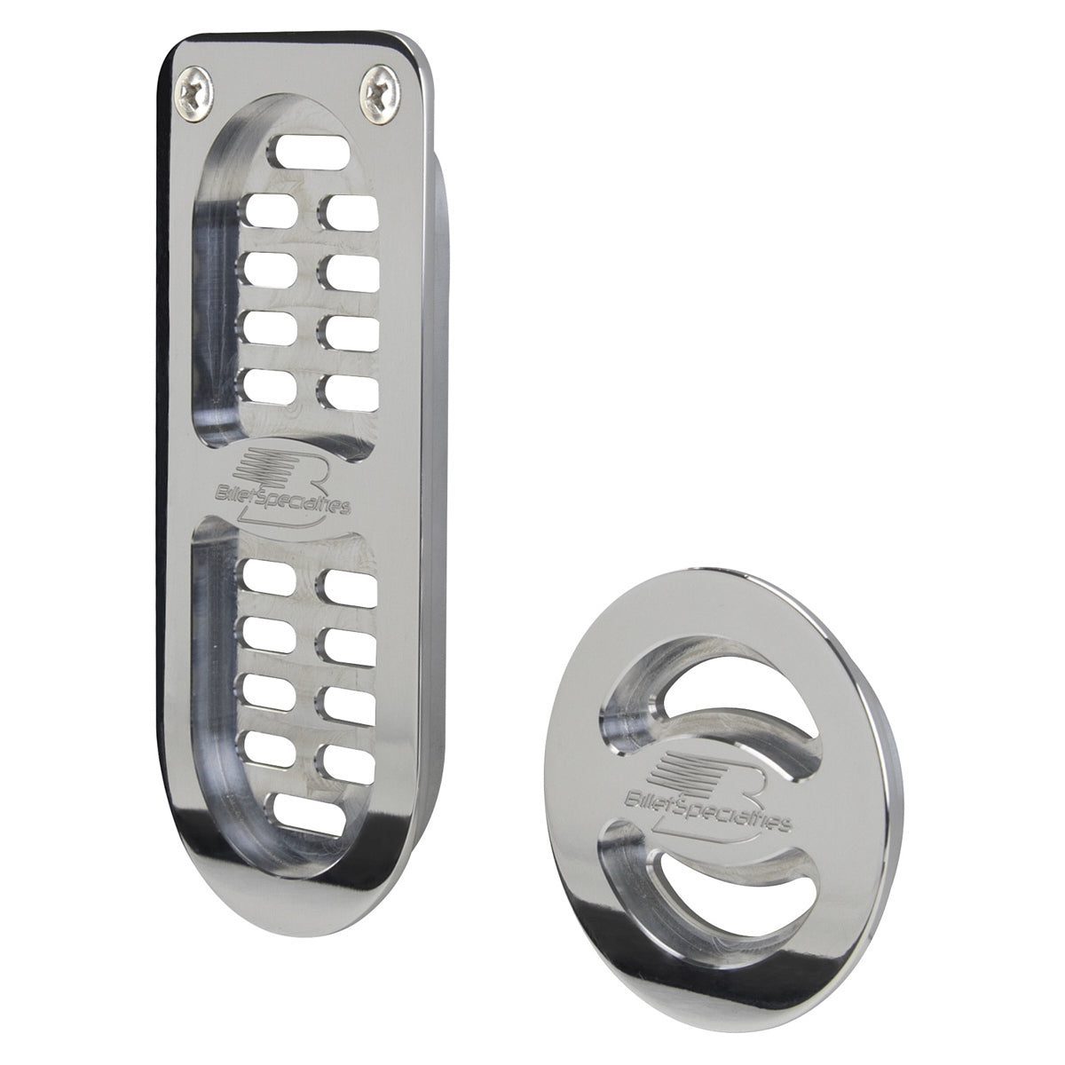 Billet Specialties 171130 Door Jamb Vent 72-76 GM B-Body Polished Pair Billet Specialties 171130