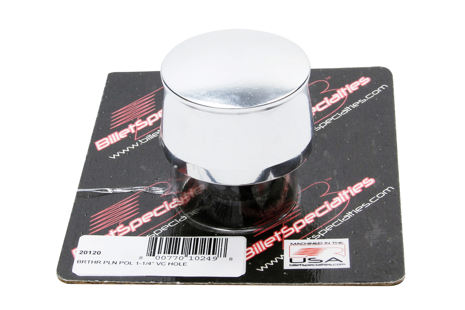 Billet Specialties 20120 Polished Breather Plain Billet Specialties 20120