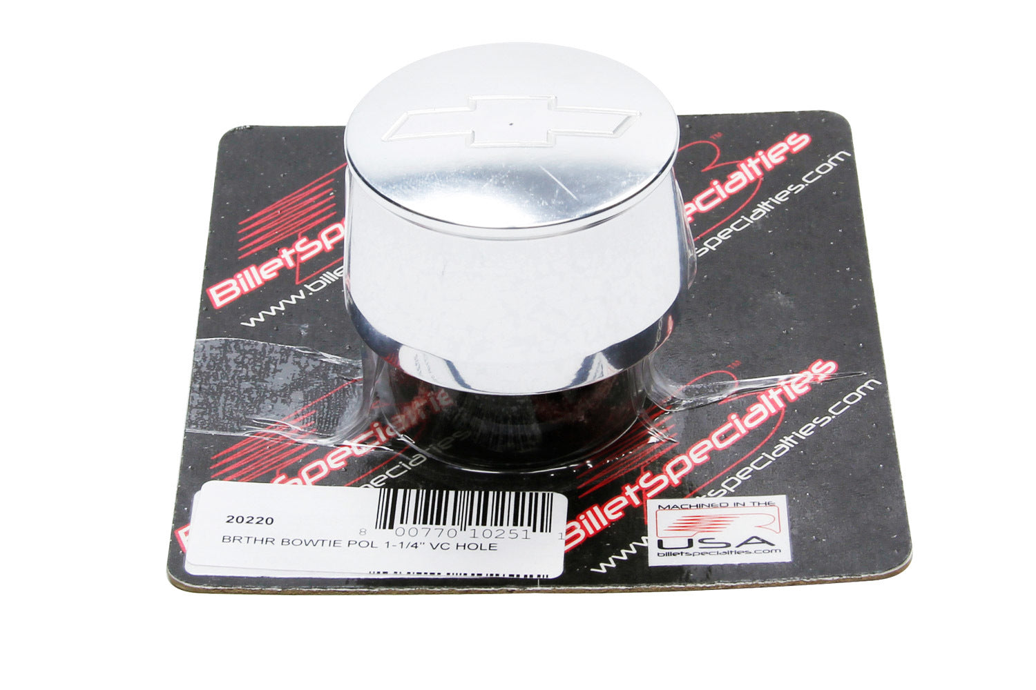 Billet Specialties 20220 Bowtie Breather Fits 1-1/4in VC Hole Billet Specialties 20220
