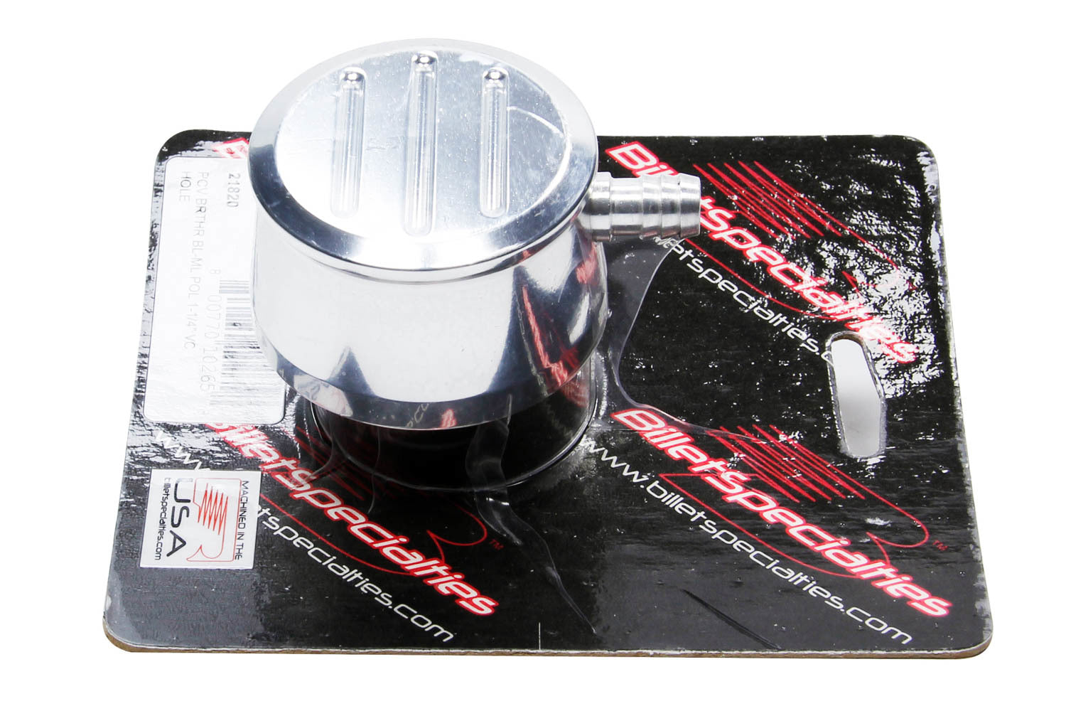 Billet Specialties 21820 Polished PCV Breather Ball Milled Billet Specialties 21820