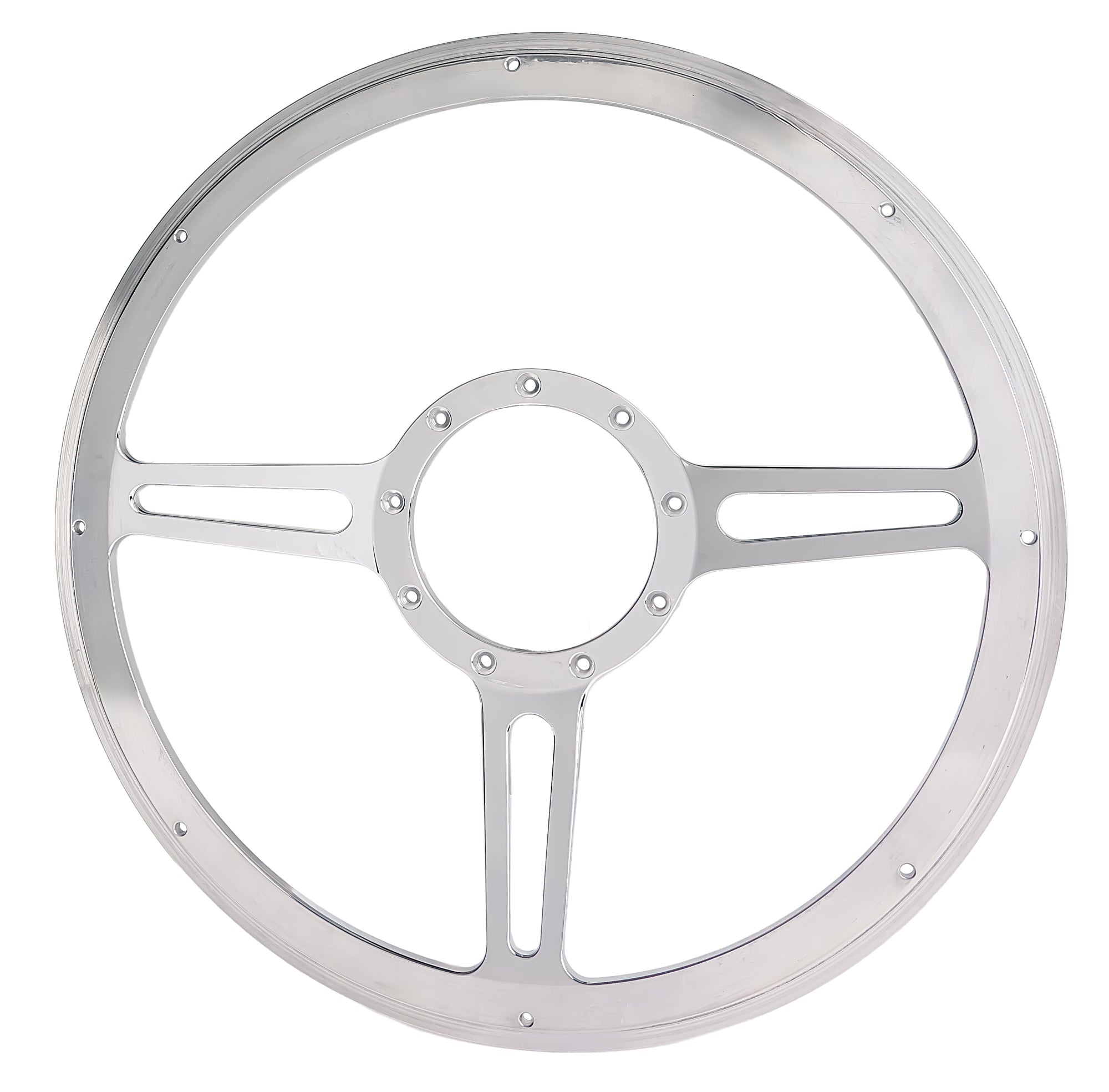 Billet Specialties 30137 Steering Wheel 1/2 Wrap 14in Split Spoke Billet Specialties 30137