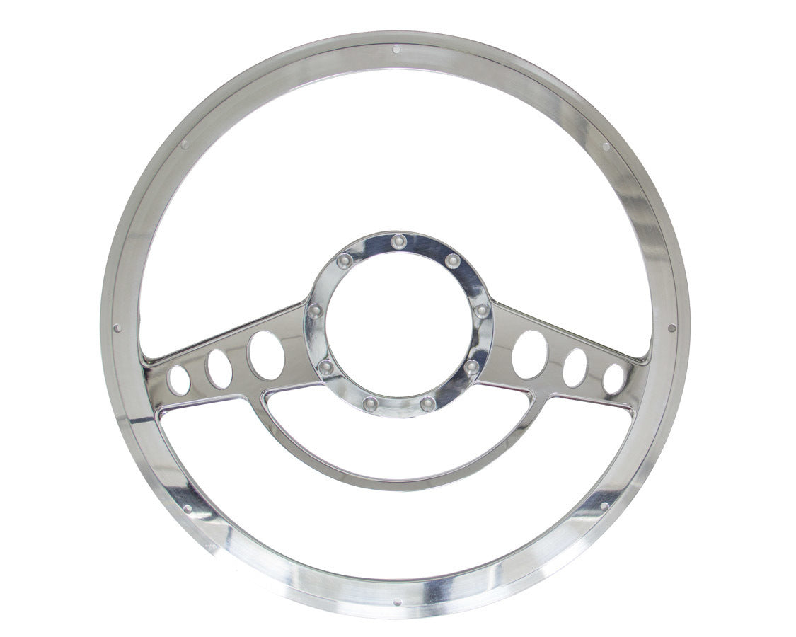 Billet Specialties 30725 Half Wrap Steering Wheel Classic Billet Specialties 30725