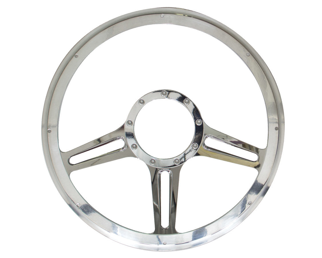 Billet Specialties 30973 14in Speedway Steering Wheel Half Wrap Billet Specialties 30973