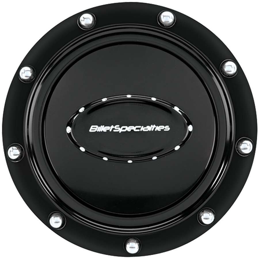 Billet Specialties 32719 Horn Button Riveted Black Anodized Billet Specialties 32719