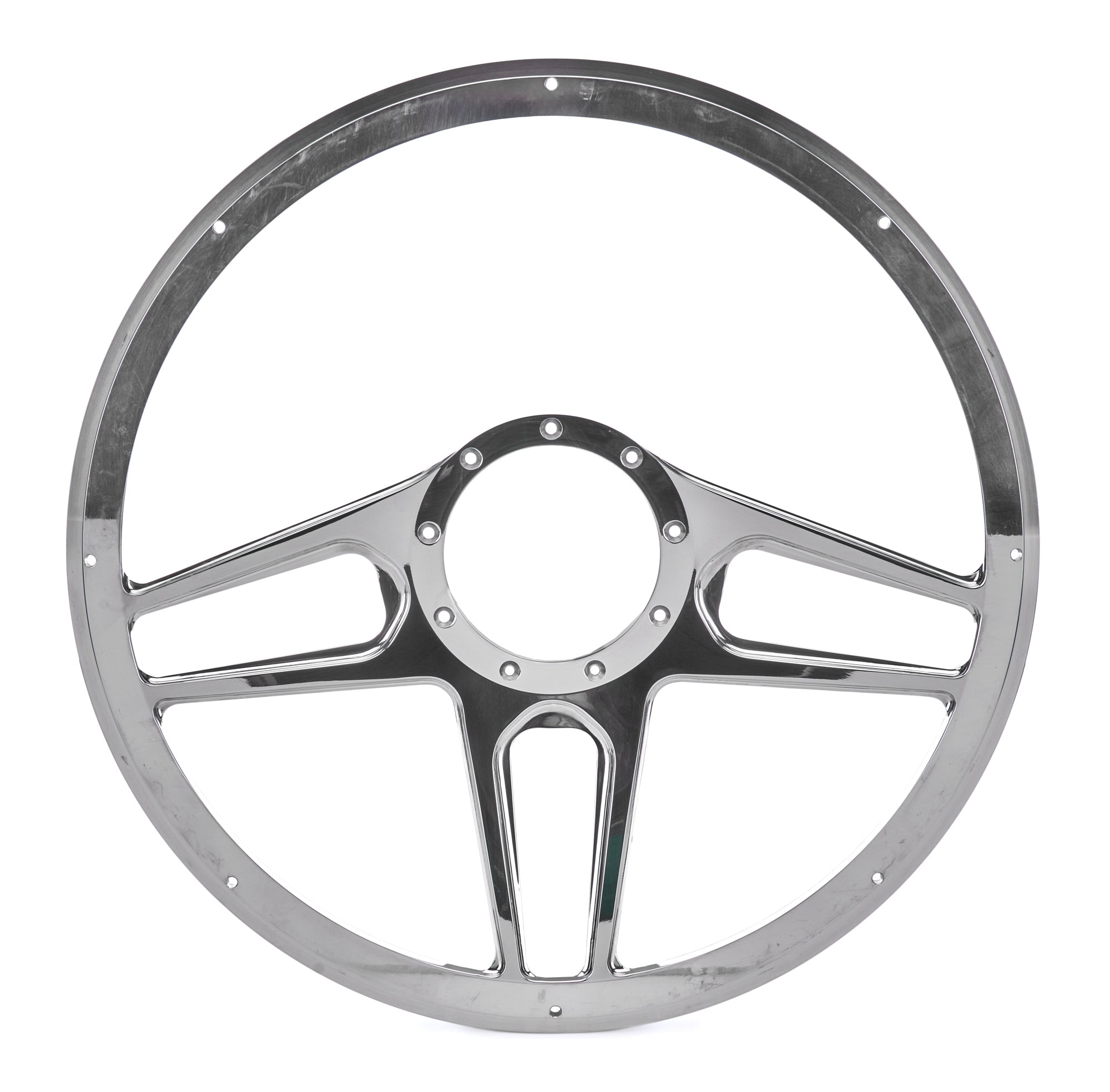 Billet Specialties 34051 Steering Wheel 1/2 Wrap 15.5in Tec 5 Polished Billet Specialties 34051