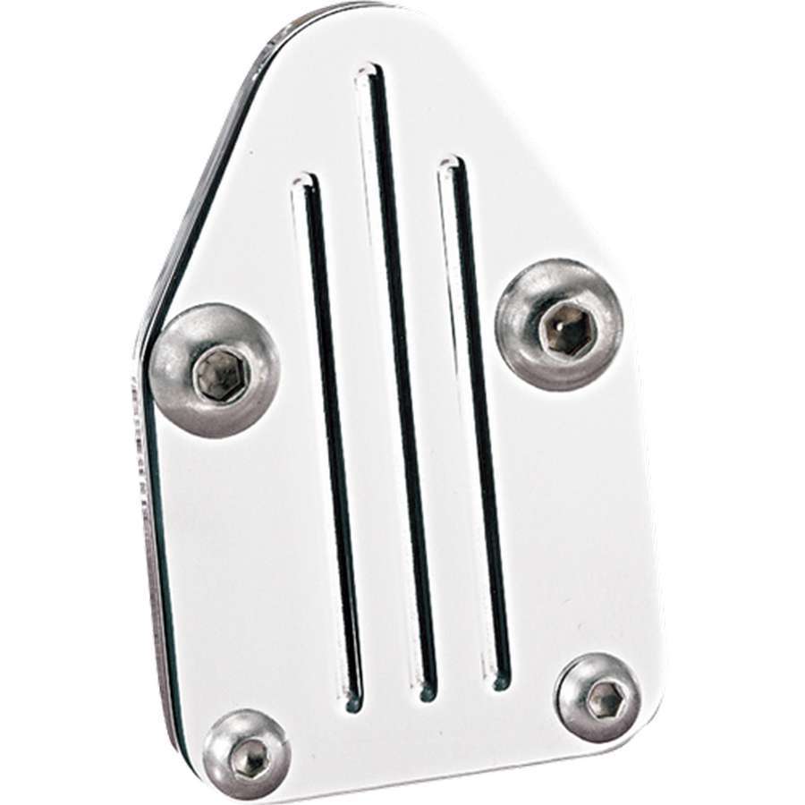 Billet Specialties 41120 SBC Fuel Pump Block Off Polished Billet Specialties 41120