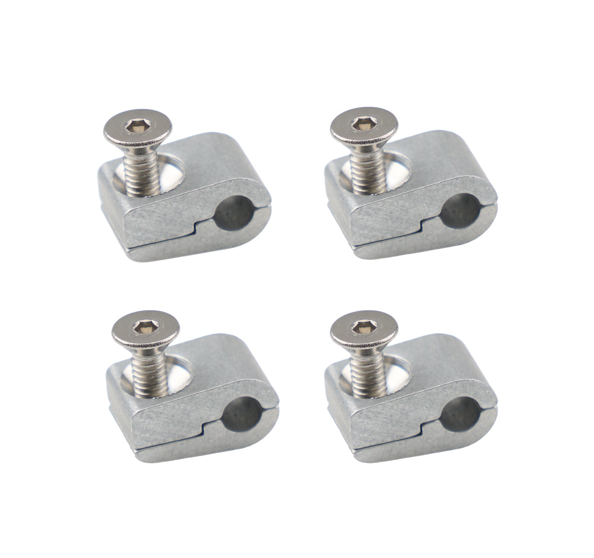 Billet Specialties 65110 Line Clamps 3/16in (4PK) Billet Specialties 65110