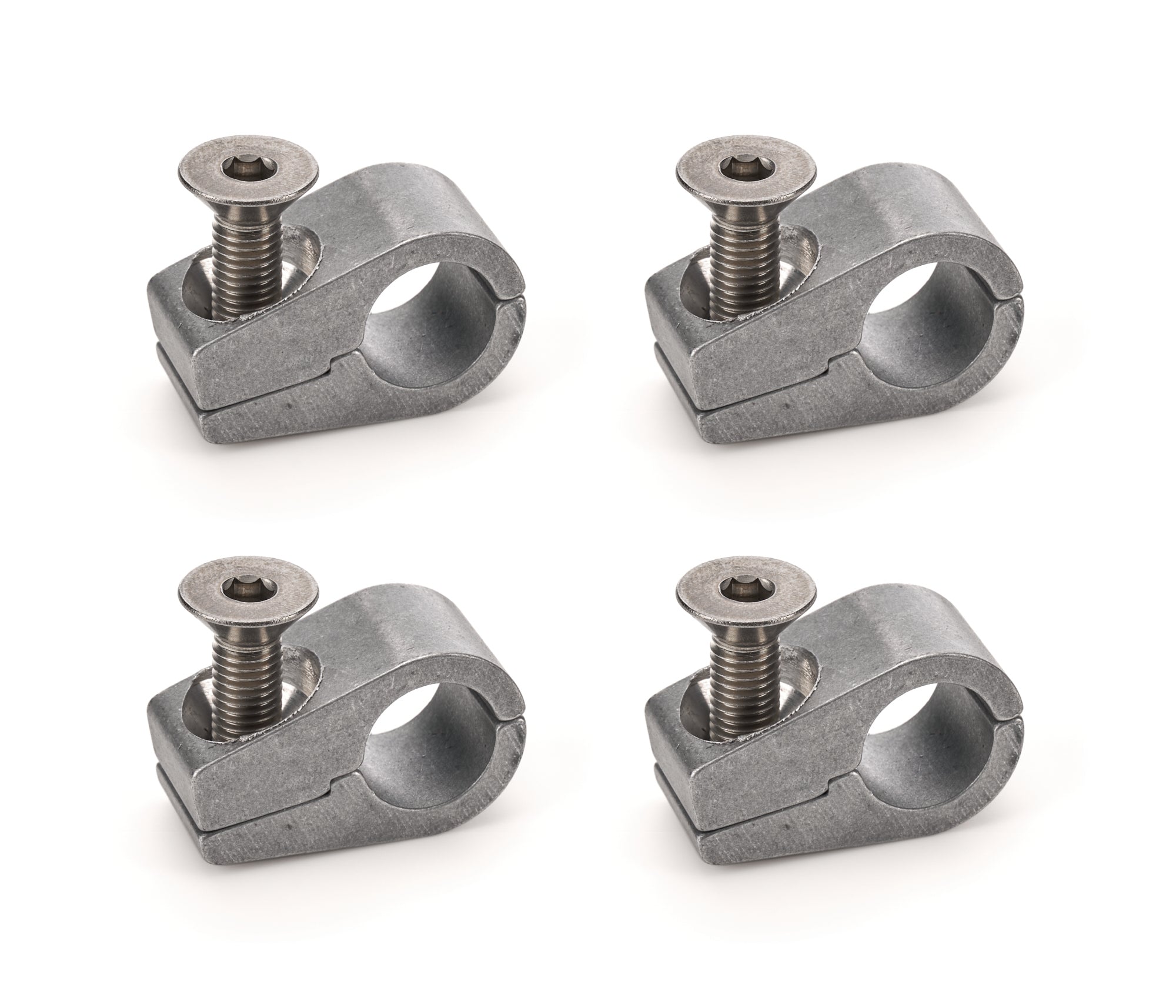 Billet Specialties 65510 Billet Line Clamps 1/2in 4pcs Billet Specialties 65510