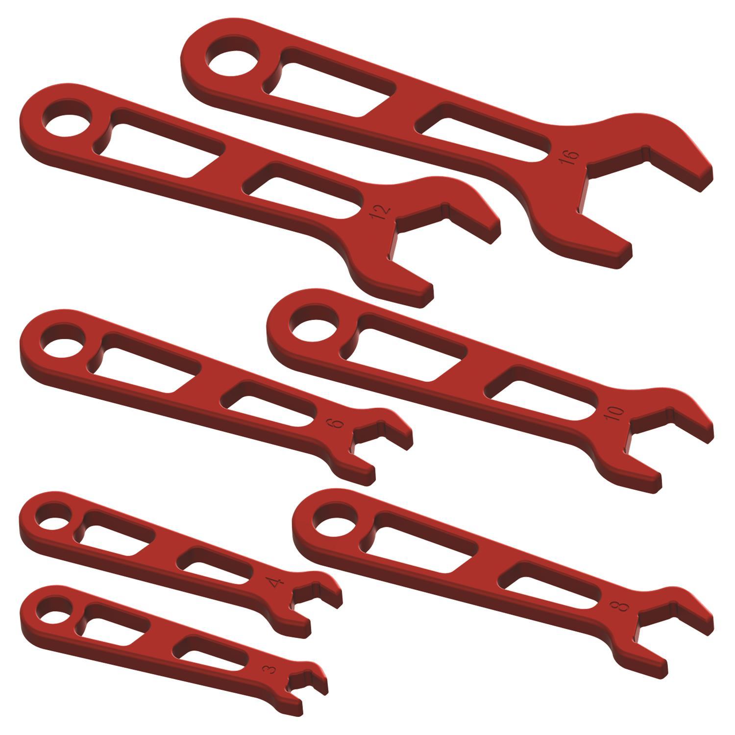 Billet Specialties 67007 -AN Wrench Set 7 Pieces Billet Specialties 67007