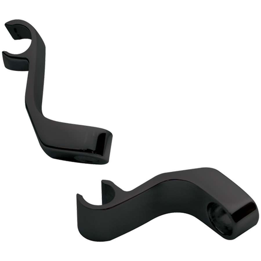 Billet Specialties 69781 1 Wire Separator Valve Cover Mount Black Pair Billet Specialties 69781