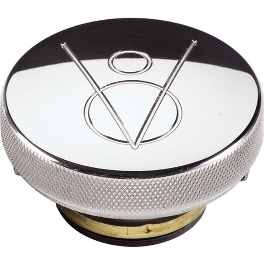 Billet Specialties 75420 Polished Radiator Cap V8 Logo 16lb. Billet Specialties 75420