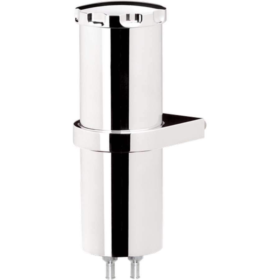 Billet Specialties 77109 Over Flow Tank 8.75in Smooth w/Bracket Billet Specialties 77109