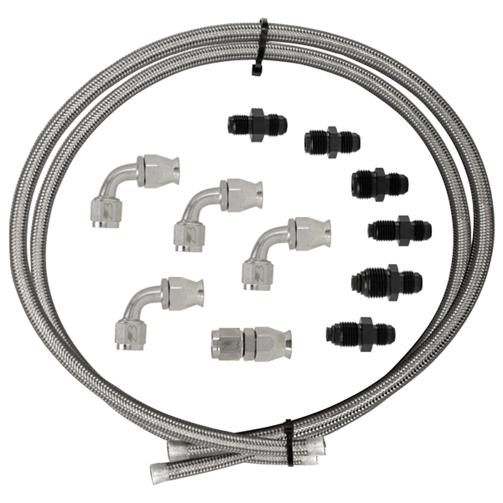 Billet Specialties 77905 Hose Kit Power Steering W/Pump Mount Resevoir Billet Specialties 77905