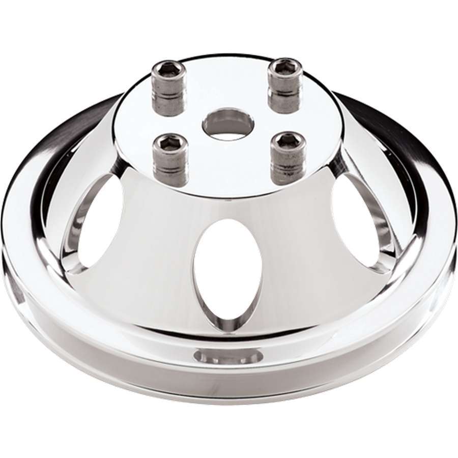 Billet Specialties 78110 SBC/BBC 1 GRV WP Pulley For LWP Polished Billet Specialties 78110