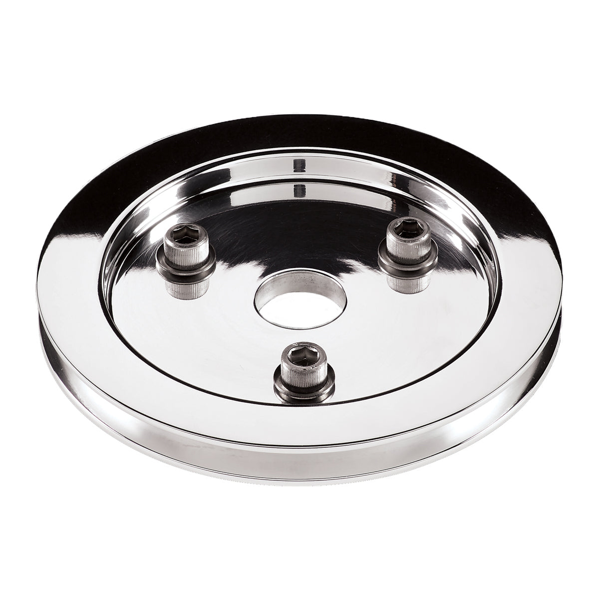 Billet Specialties 79210 BBC 1 GRV Crank Pulley LWP Polished Billet Specialties 79210