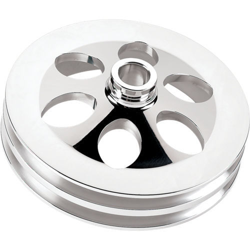Billet Specialties 86520 Power Steering Pulley 2 Groove Press on 77-  GM Billet Specialties 86520