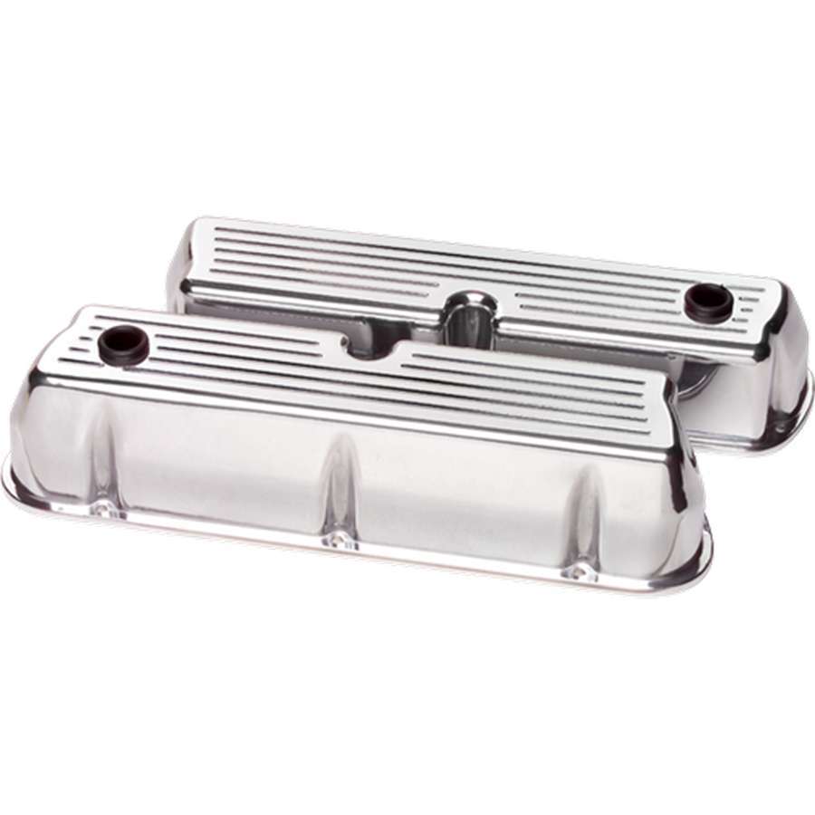 Billet Specialties 95320 SBF Valve Covers Tall Billet Specialties 95320