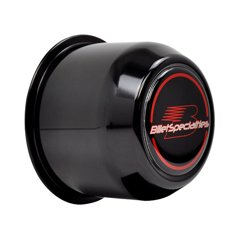 Billet Specialties 999084B Center Cap Push Tru 3.2 90 CB Black 2-1/2in TALL Billet Specialties 999084B