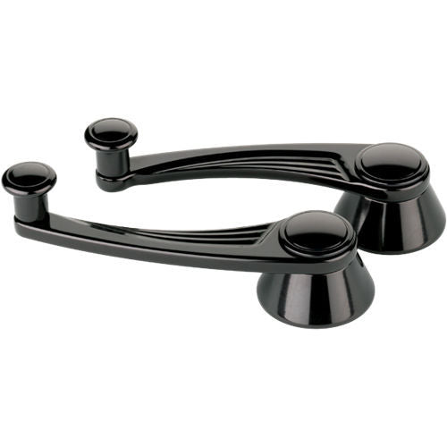 Billet Specialties BLK46525 Black Window Crank Ball Milled GM/Ford 49-Up Billet Specialties BLK46525