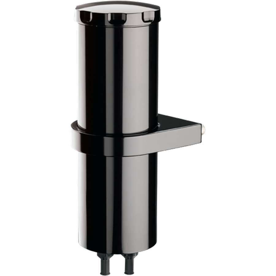 Billet Specialties BLK77109 Overflow Tank 8.75in Smooth w/Bracket Black Billet Specialties BLK77109